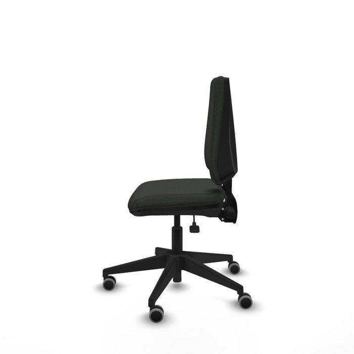 PIQUERAS Y CRESPO Silla de oficina Elche negra sin brazos