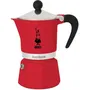 Bialetti BIA8006363018487 Cafetera italiana RAINBOW 6 tazas 0.30 L Roja