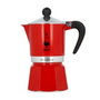Bialetti Rainbow Cafetera Italiana Roja 6 tazas 0,27 L