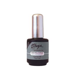 Thuya Top Coat Anti-Amarilleo Brillo Gel On Off para Esmalte Permanente 14ML