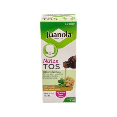 Juanola Tos Niños Sin Gluten 150 ml Juanola Tos Niños Sin Gluten 150 ml