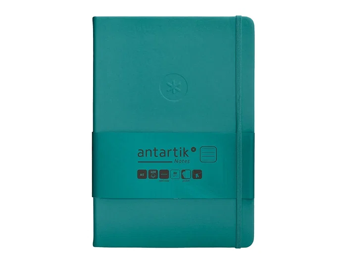 Antartik Cuaderno Antartik Notes tapa dura verde aguamarina A5 Antartik Cuaderno Antartik Notes tapa dura verde aguamarina A5