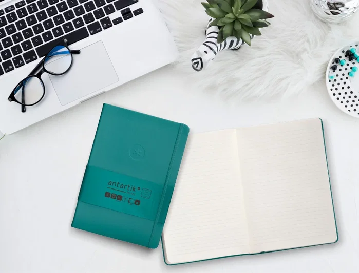Antartik Cuaderno Antartik Notes tapa dura verde aguamarina A5 Antartik Cuaderno Antartik Notes tapa dura verde aguamarina A5