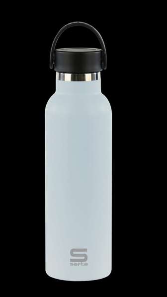 Safta Botella Termo Exterior Goma 600 ml Azul Hielo