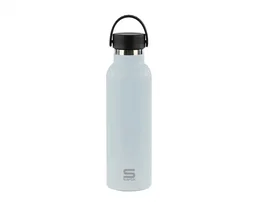 SAFTA Botella Termo Exterior Goma 600ml Azul Hielo