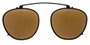 Vuarnet VD190100032121 Gafas CLIP-ON con Cristal Marrón