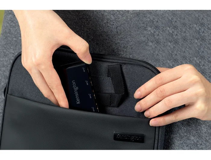 Kensington CH1200 Hub USB-C 10Gbps con Cargador y 4 Puertos USB-A 3.2