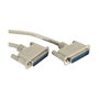 ROLINE Cable RS232 DB25-DB25 1,8 m Gris