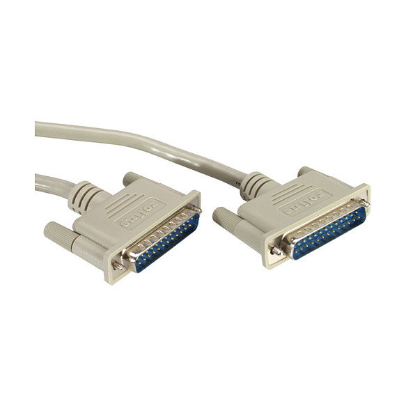 ROLINE Cable RS232 DB25-DB25 de 1,8 m Gris ROLINE Cable RS232 DB25-DB25 de 1,8 m Gris