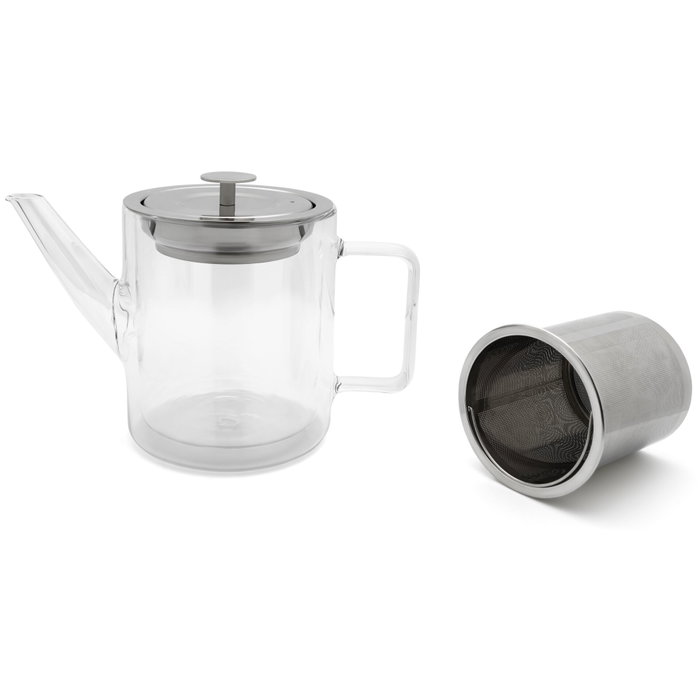 Bredemeijer Tetera San Remo de vidrio de doble pared 1,0l Bredemeijer Tetera San Remo de vidrio de doble pared 1,0l