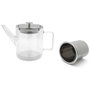 Bredemeijer Tetera San Remo de vidrio de doble pared 1,0l
