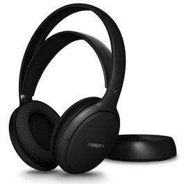 Philips Auriculares Inalámbricos SHC5200M2/12 Negro. Disfruta del sonido de la televisión con libertad de movimiento.