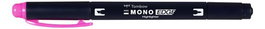 TOMBOW Marcador Fluor Mono Edge Doble Punta Rosa (Set de 4)