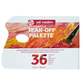 Talens Paleta Desechable Arts Creation 22.5x30cm con 36 Hojas