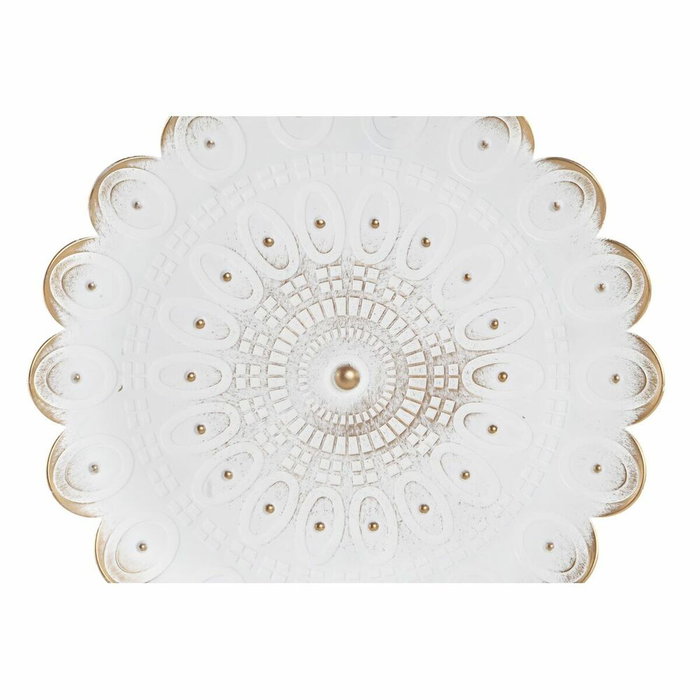 DKD Home Decor Set de Decoración de Pared Decape Blanco y Dorado