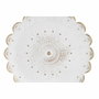 DKD Home Decor Set de Decoración de Pared Decape Blanco y Dorado
