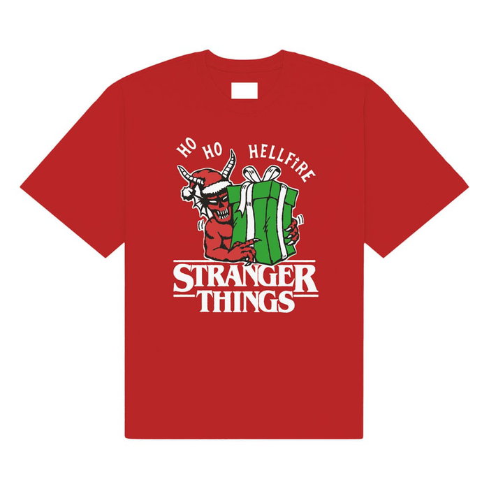 Stranger Things Camiseta Ho Ho Hellfire talla L Stranger Things Camiseta Ho Ho Hellfire talla L