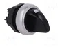 LOVATO ELECTRIC Interruptor rotativo Platinum 22mm negro