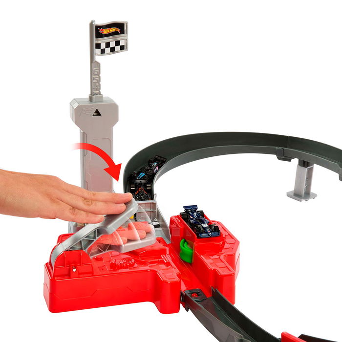 Mattel Pista Racing F1 Y 3 Coches Hot Wheels Jdy15