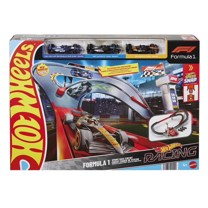 Mattel Pista Racing F1 Y 3 Coches Hot Wheels Jdy15