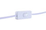DKD Home Decor Lámpara de Sobremesa Urban Crudo/Blanco 40x40x51.5 cm E27