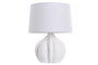 DKD Home Decor Lámpara de Sobremesa Urban Crudo/Blanco 40x40x51.5 cm E27