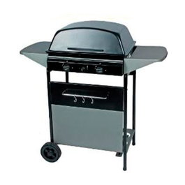 Somagic Barbacoa de gas Xalapa 2 quemadores, acero lacado, 133x57x115 cm