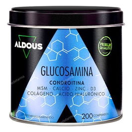 ALDOUS BIO Glucosamina, Condroitina, MSM, Colágeno, Ácido Hialurónico