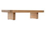 DKD Home Decor Bandeja de Bambú con Patas Natural