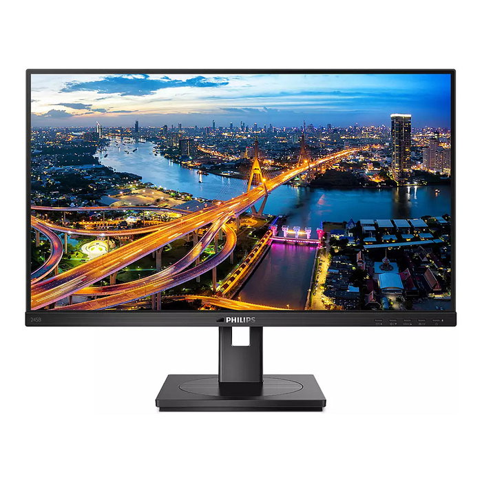 Philips 245B1 Monitor 24" (61cm) QHD IPS 2560x1440 75Hz 4ms HDMI DisplayPort Altavoces Pivot Negro