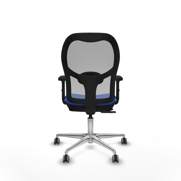 PIQUERAS Y CRESPO Silla de oficina Jorquera con mecanismo Sincro/Traslack Azul y Gris PIQUERAS Y CRESPO Silla de oficina Jorquera con mecanismo Sincro/Traslack Azul y Gris