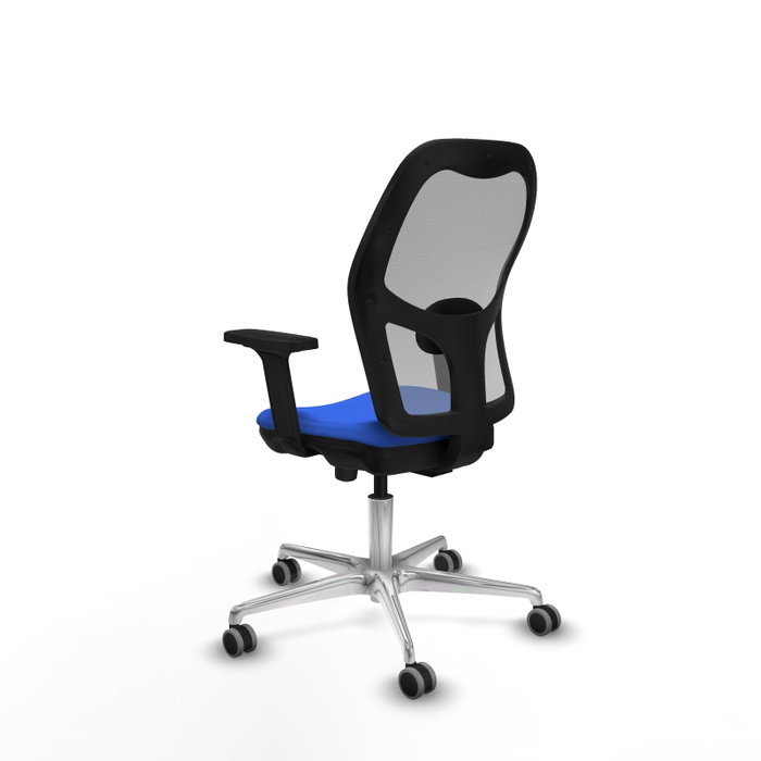 PIQUERAS Y CRESPO Silla de oficina Jorquera con mecanismo Sincro/Traslack Azul y Gris PIQUERAS Y CRESPO Silla de oficina Jorquera con mecanismo Sincro/Traslack Azul y Gris