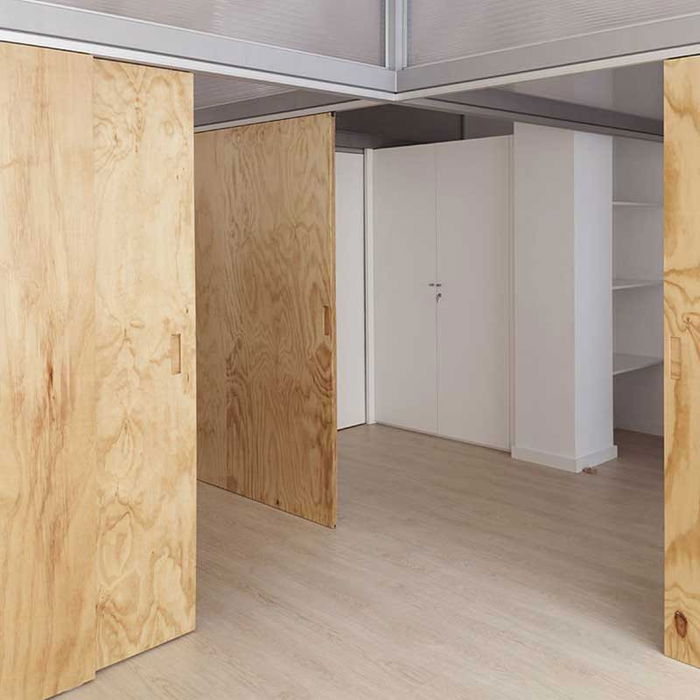 Klein SLID-150 Juego de Accesorios para Puertas Correderas de Madera Sujeción Superior Tradicional