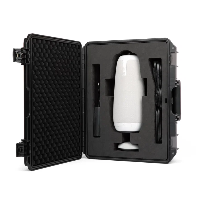 Owl Labs Funda Protectora Rígida para Meeting Owl - Estuche de Viaje Oficial Negro con Espuma Precortada, Resistente al Agua y Golpes, Tamaño de Mano TSA