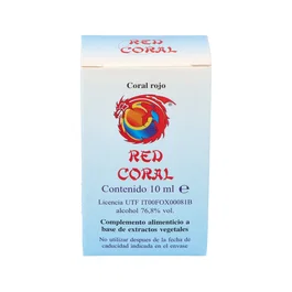 HERBOPLANET Red Coral Gotas 10ml - Complemento Alimenticio Líquido con Aceites Esenciales de Ciprés y Canela - Apoyo Digestivo