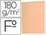 Liderpapel Subcarpeta Folio Naranja Pastel 180g/m2