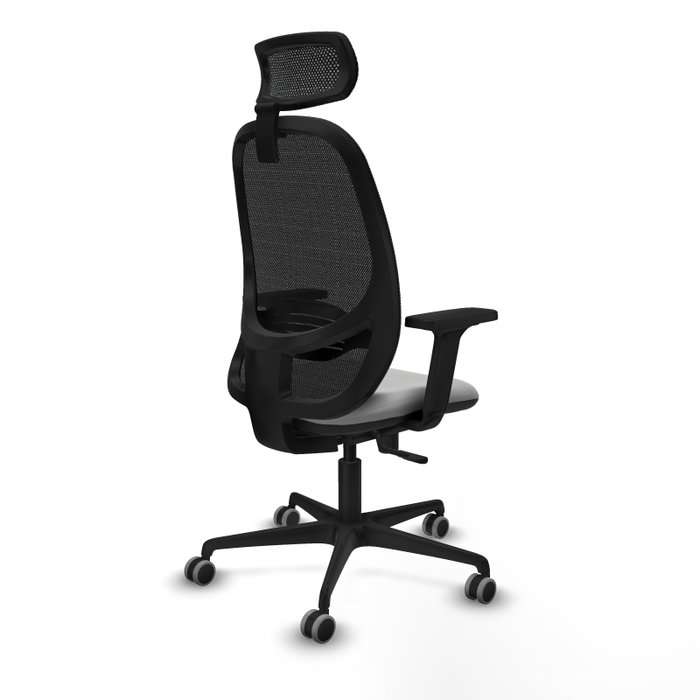 PIQUERAS Y CRESPO Silla de oficina Cilanco con Mecanismo Sincro, Gris claro y Negro PIQUERAS Y CRESPO Silla de oficina Cilanco con Mecanismo Sincro, Gris claro y Negro