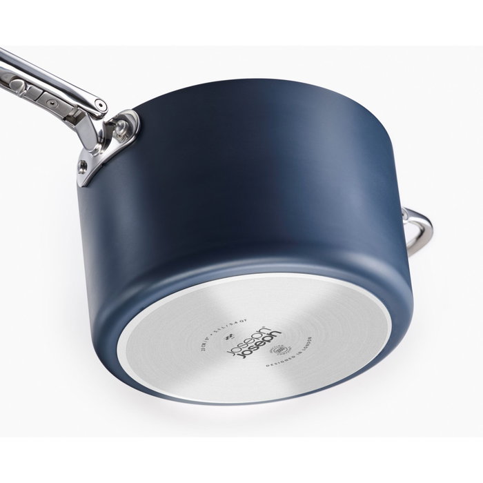 Joseph Joseph Space Cacerola de 23 cm con Revestimiento Antiadherente Azul