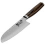 Kai Shun Premier Tim Mälzer Santoku 14 cm de madera de nogal, marrón / plata, 14 cm de hoja con acero de 61 HRC de dureza