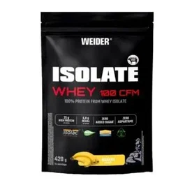 WEIDER Isolate Whey 100 CFM Banana Proteína Aislada Suero de Leche 420g