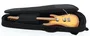 Eko Guitarra Eléctrica Fire 400 Aurora (Aur) - Cuerpo Paulownia, Tapa Arce Flameado, 2 Pastillas Humbucker, 6 Cuerdas, Color Gris con Funda Acolchada Eko