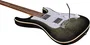 Eko Guitarra Eléctrica Fire 400 Aurora (Aur) - Cuerpo Paulownia, Tapa Arce Flameado, 2 Pastillas Humbucker, 6 Cuerdas, Color Gris con Funda Acolchada Eko