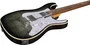 Eko Guitarra Eléctrica Fire 400 Aurora (Aur) - Cuerpo Paulownia, Tapa Arce Flameado, 2 Pastillas Humbucker, 6 Cuerdas, Color Gris con Funda Acolchada Eko