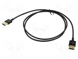 DeLOCK Cable HDMI High Speed con Ethernet, 1 m, 4K, 3D, Negro