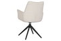 DKD Home Decor Silla Beige Negro 46 x 92 x 58 cm (2 Unidades) Metal Poliester