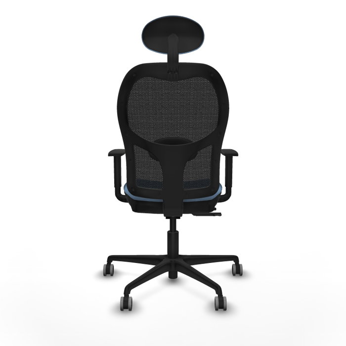 PIQUERAS Y CRESPO Silla de oficina Jorquera con mecanismo Sincro/Traslack Azul cielo y Negro PIQUERAS Y CRESPO Silla de oficina Jorquera con mecanismo Sincro/Traslack Azul cielo y Negro