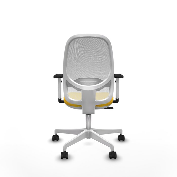 PIQUERAS Y CRESPO Silla de oficina Cilanco con mecanismo Sincro, Amarillo y Blanco PIQUERAS Y CRESPO Silla de oficina Cilanco con mecanismo Sincro, Amarillo y Blanco