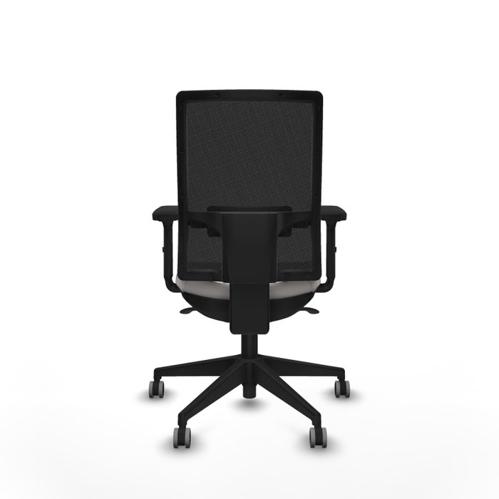 PIQUERAS Y CRESPO Silla de oficina Horna con mecanismo Sincro, Blanco y Negro PIQUERAS Y CRESPO Silla de oficina Horna con mecanismo Sincro, Blanco y Negro