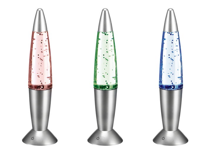 Giftdecor Lámpara Purpurina RGB Gris Plata 9x36x9cm (Set de 6) Giftdecor Lámpara Purpurina RGB Gris Plata 9x36x9cm (Set de 6)