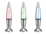 Giftdecor Lámpara Purpurina RGB Gris Plata 9x36x9cm (Set de 6)